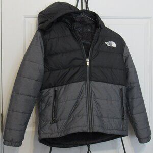 The North Face Kid's Reversible Full-Zip Removable Hooded Jacket Sz 12 Youth LG